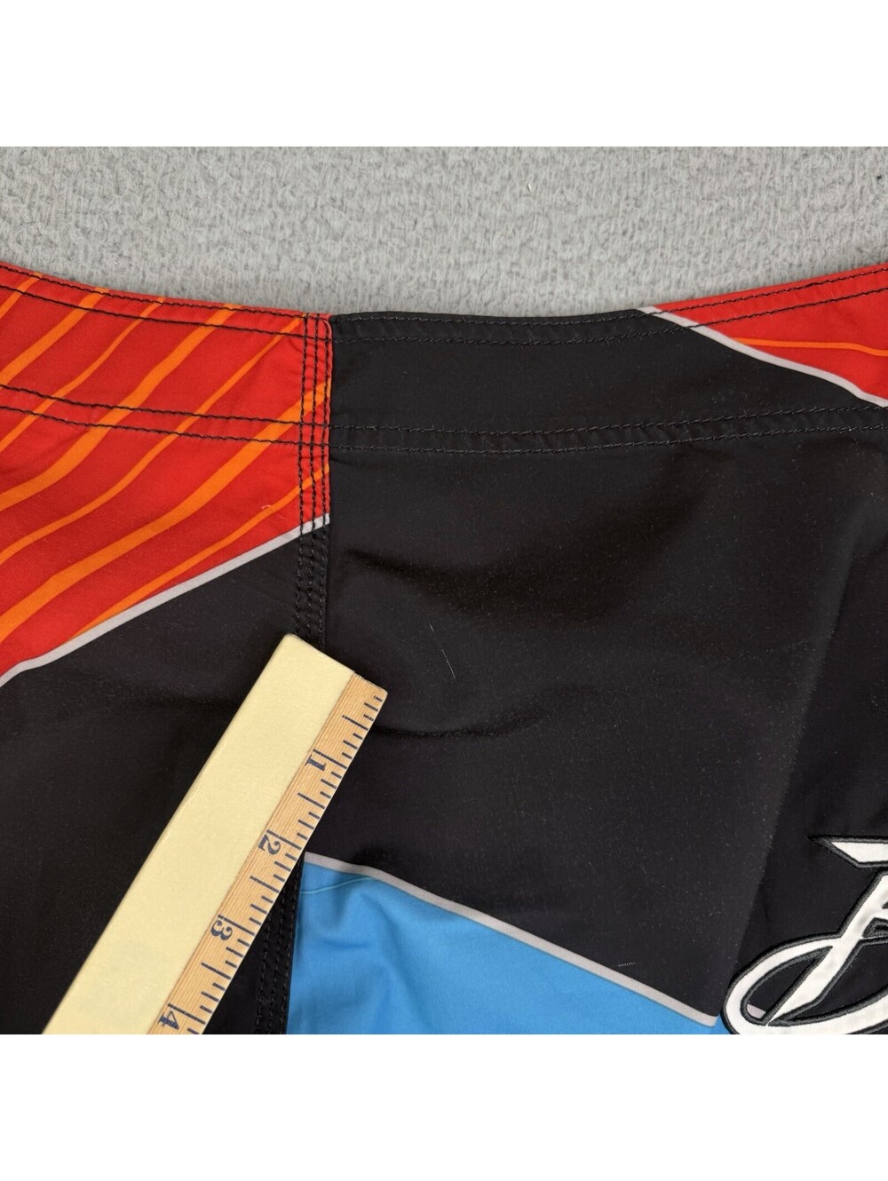 Billabong Andy Irons Platinum Quad Stretch Board Shorts Swim Trunk Rising Sun 34 - Picture 15 of 15